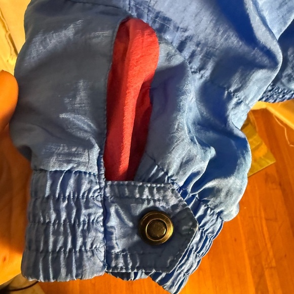 Vintage Women’s Lavon Blue and Pink Windbreaker - Picture 3 of 7